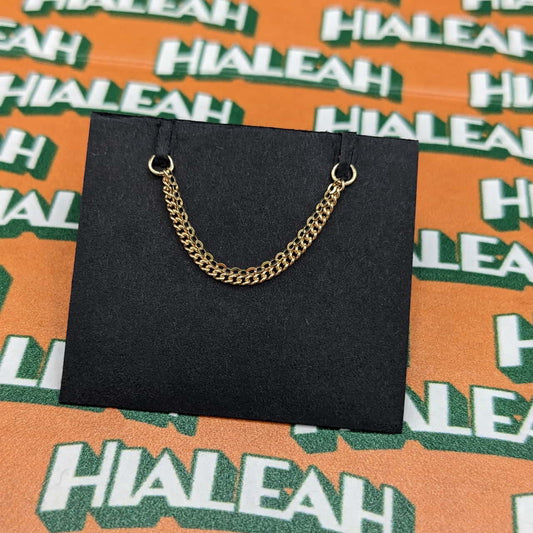 Hialeah Close Knit Chain No. 21 Gelbgold