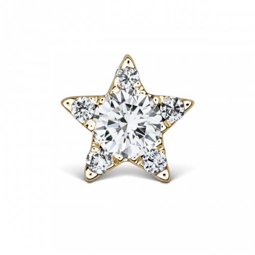 Diamond Star Gelbgold Stecker